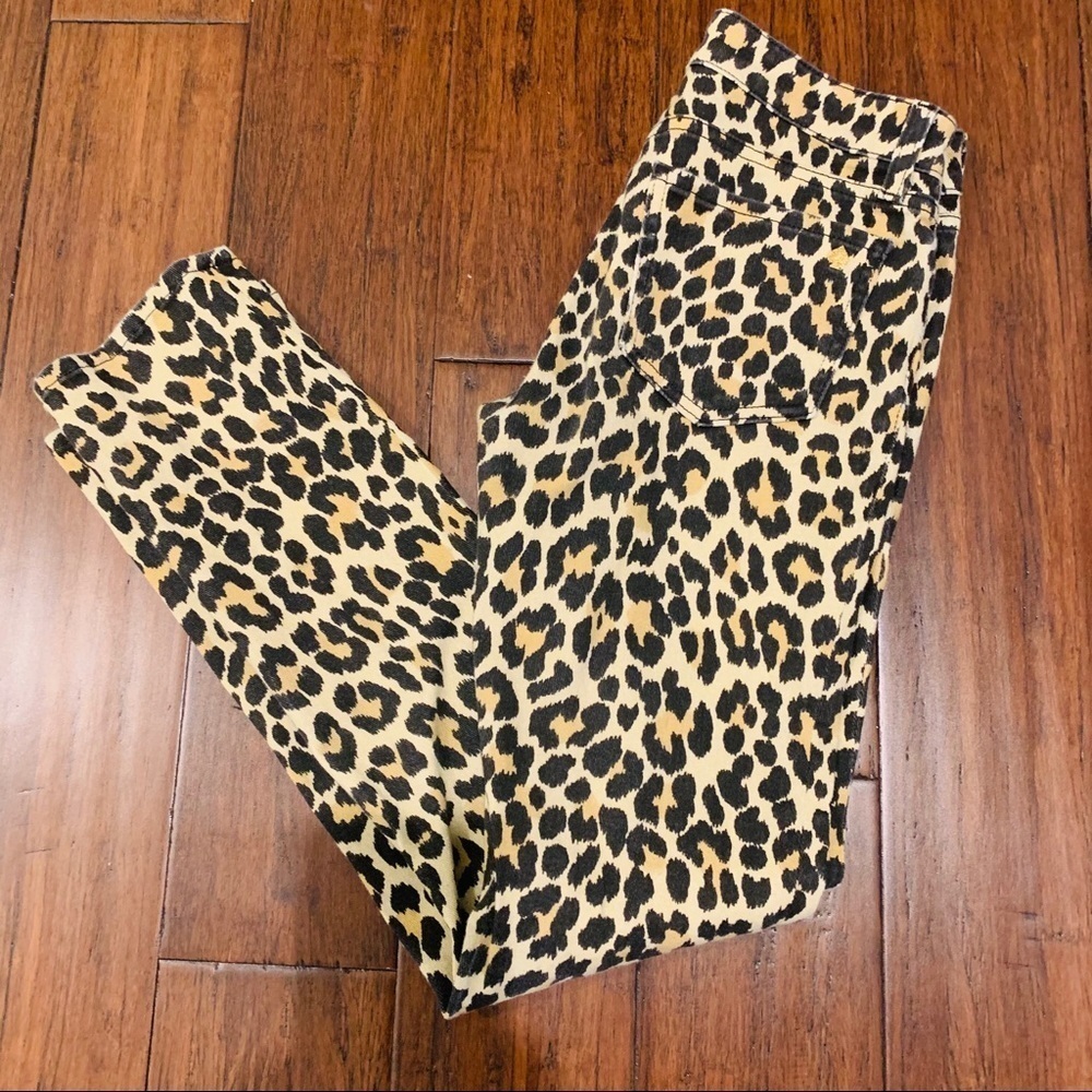 Kate Spade Perry Street Leopard Jeans Size 25